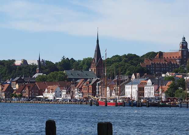 Eine Stadt am Wasser