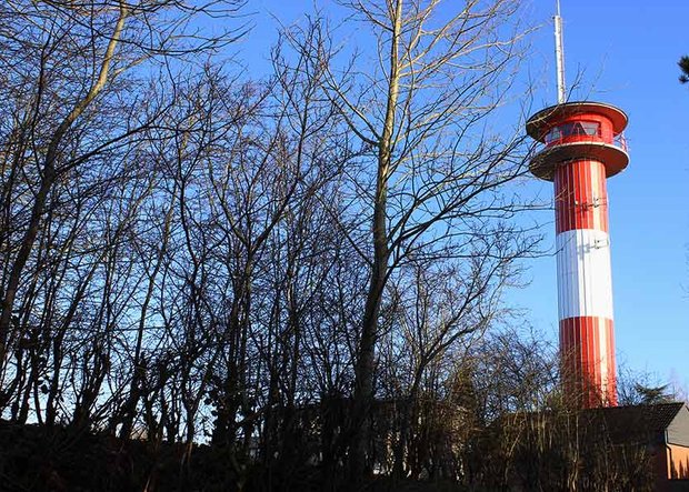 Leuchtturm in Schausende auf Holnis